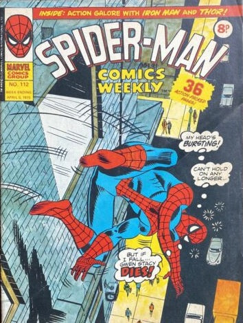Spider-Man Comics Weekly #112 - Marvel Comics / British - 1975
