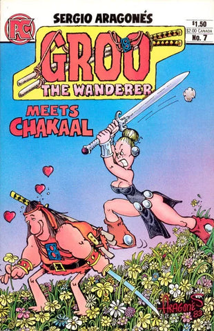 Groo #7 - PC Comics - 1984 - 1st Appearance of Chakaal