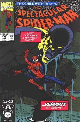 Spectacular Spider-Man #178 - Marvel Comics - 1991 - 1st App. of Red Goblin
