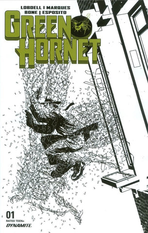 Green Hornet #1 - Dynamite - 2020 - 1:15 Retailer Incentive Cover