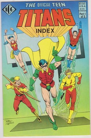 The Official Teen Titans Index #1 (of 5) - DC Comics - 1985