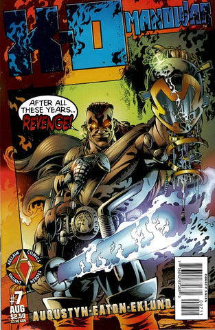X-O Manowar #7 - Acclaim Comics - 1997