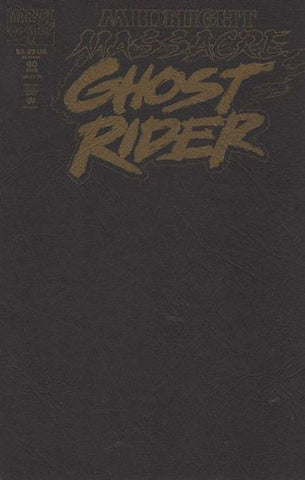Ghost Rider #40 - Marvel Comics - 1993 - Black Parchment Variant Cover