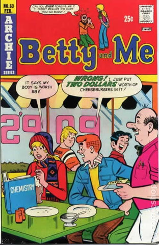 Betty and Me #63 - Archie Comics - 1975