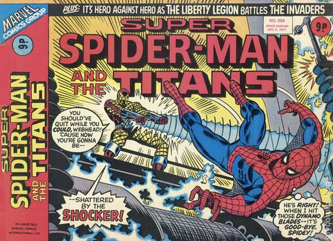 Super Spider-Man #204 - Marvel Comics / British - 1977