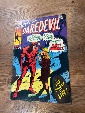 Daredevil #57 - Marvel Comics - 1969 - VG+