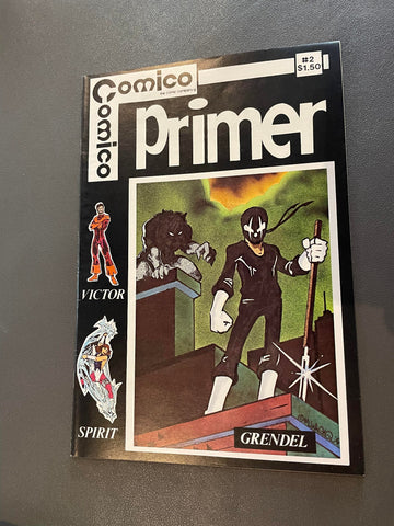 Primer #2 - Comico - 1982 - 1st Appearance Grendel