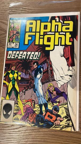 Alpha Flight #26 - Marvel Comics - 1985