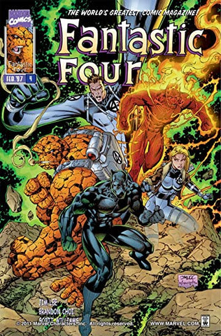 Fantastic Four #4 - Marvel Comics - 1997