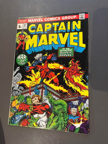 Captain Marvel #27 - Marvel Comics - 1973