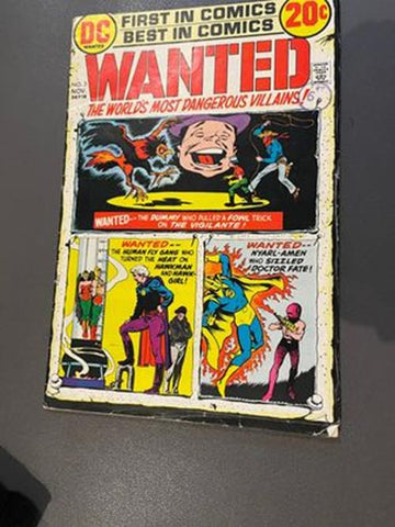 Wanted, The World's Most Dangerous Villains #3 - DC Comics - 1972