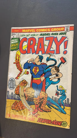 Crazy #3 - Marvel Comics - 1973