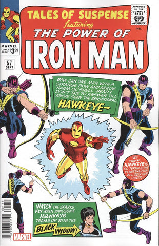 Tales of Suspense #57 - 1st Hawkeye - Facsimilie - Marvel Comics - 2022