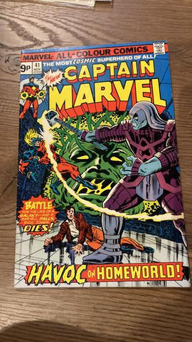 Captain Marvel #41 - Marvel Comics - 1975