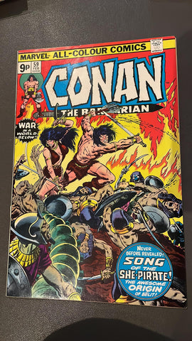 Conan The Barbarian #59 - Marvel Comics - 1976