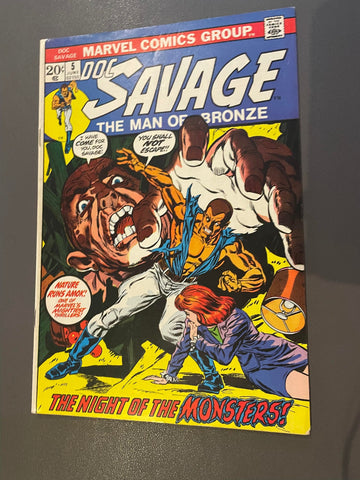Doc Savage #5 - Marvel Comics - 1973