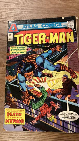 Tiger-Man #3 - Atlas Comics - 1975