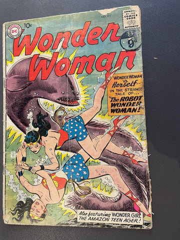 Wonder Woman #111 - DC Comics - 1960 - Back Issue