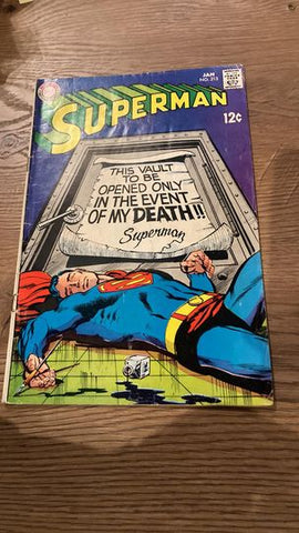 Superman #213 - DC Comics - 1969