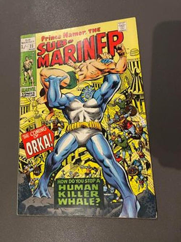 Sub-Mariner #23 - Marvel Comics - 1970 - 1st App. Orka