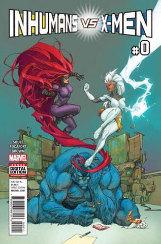 Inhumans vs X-Men #0 - Marvel Comics - 2017