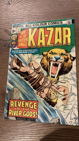 Ka-zar #7 - Marvel Comics - 1975