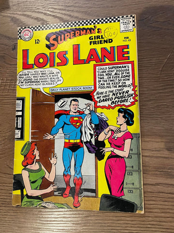 Superman's Girl-friend, Lois Lane #63 - Back Issue - DC Comics - 1966