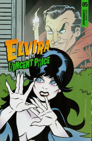 Elvira Meets Vincent Price #5 - Dynamite - 2022 - Cover C