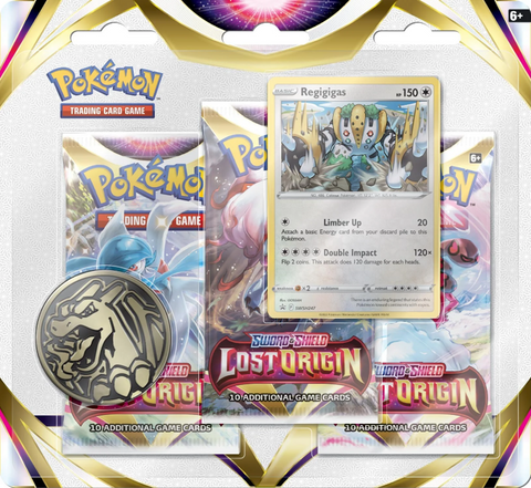 Pokemon Lost Origin : 3 Pack Blister Regigigas