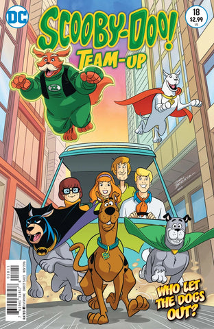 Scooby-Doo Team-Up #18 - DC Comics - 2016 - Krypto Bat-Hound Gnort