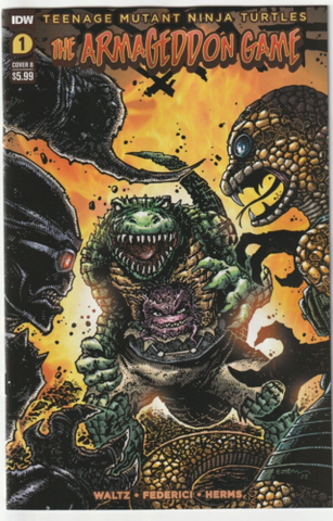 TMNT the Armageddon Game #1 - IDW - 2022 - Cover B